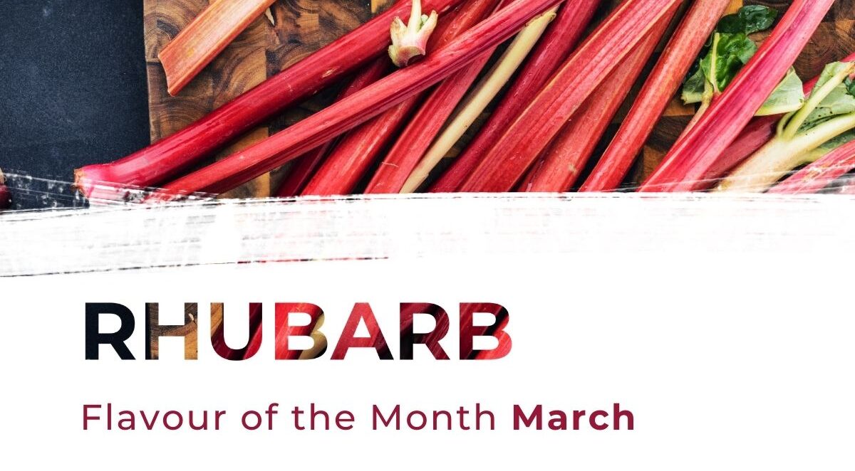 Découvrez notre saveur du mois de mars : Rhubarbe