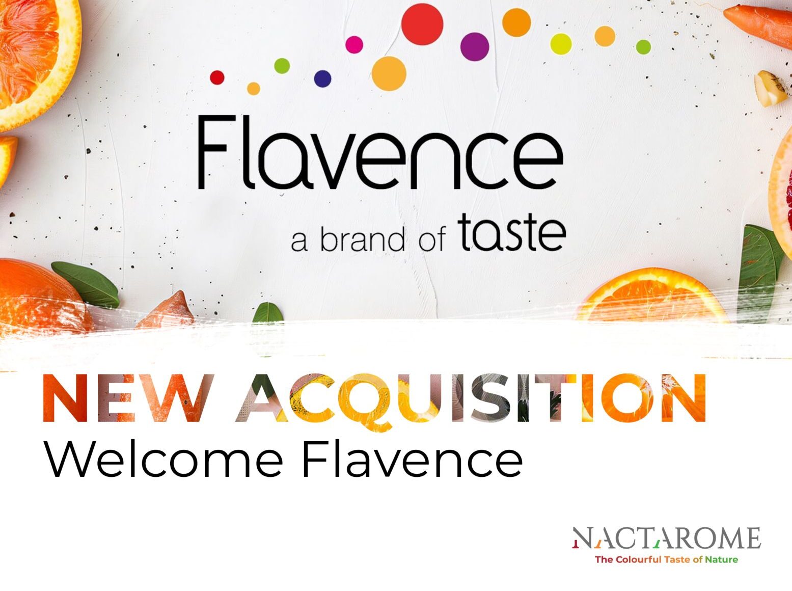 Benvenuta Flavence nel Gruppo Nactarome