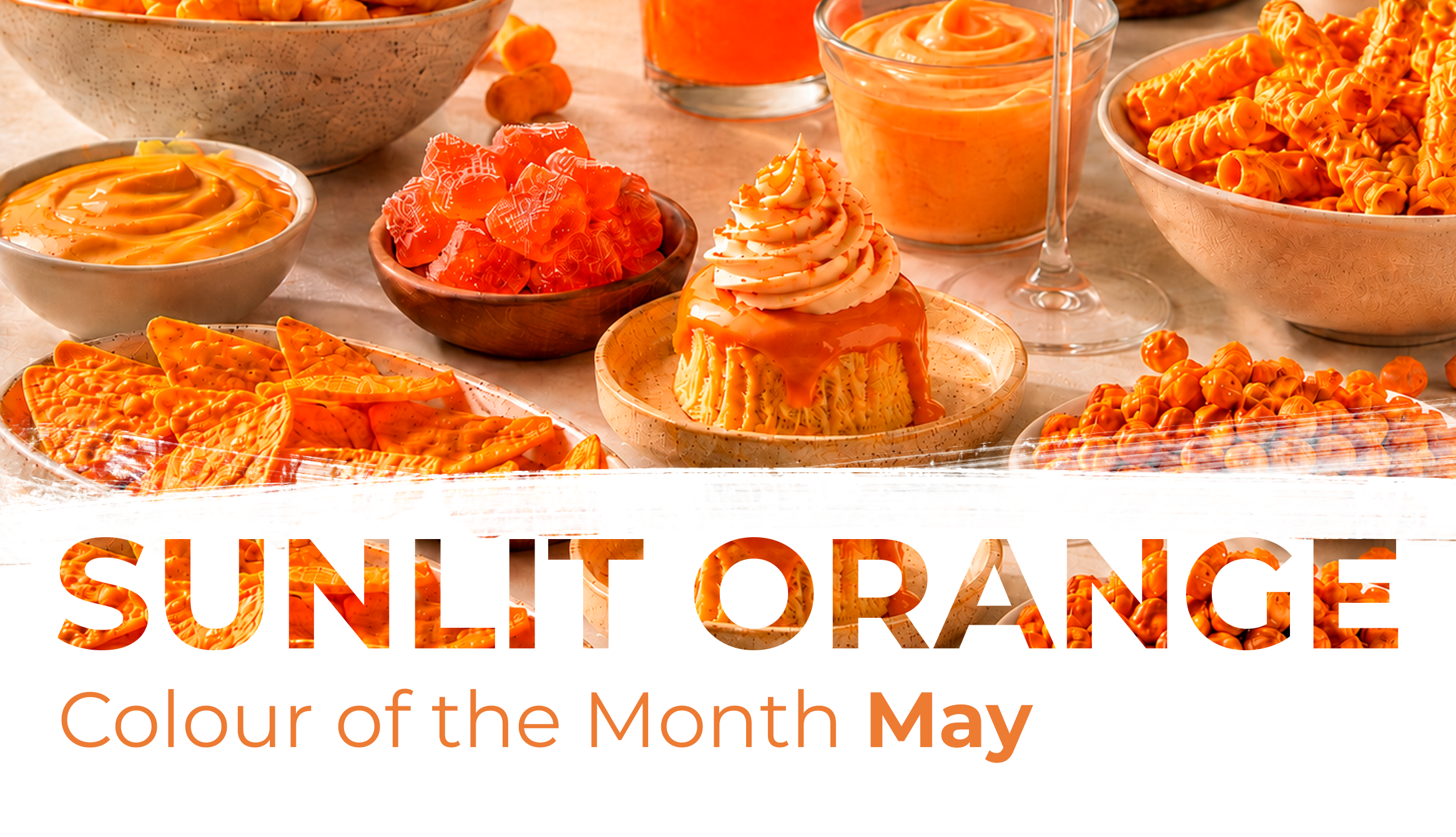 Sunlit Orange : couleur naturelle pour des applications alimentaires appétissantes