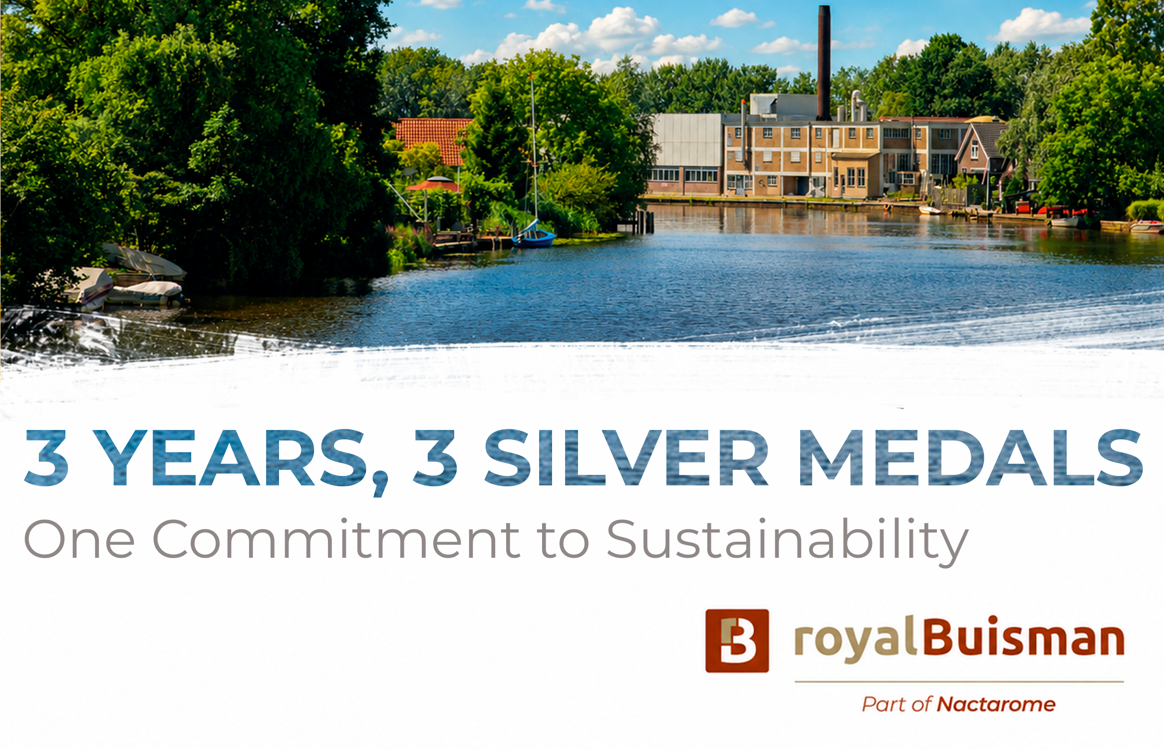 Royal Buisman awarded the EcoVadis Silver Medal for the third consecutive year