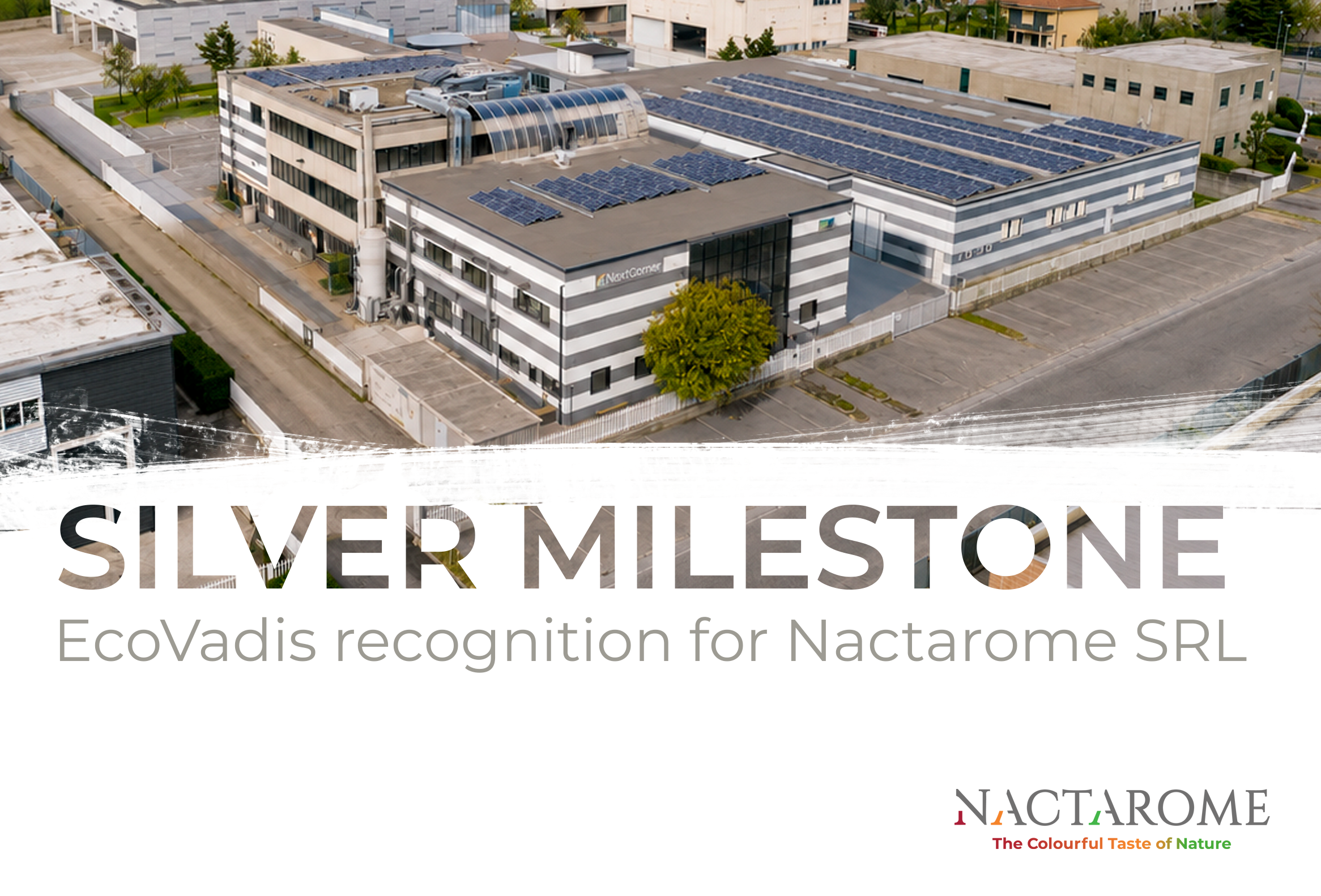 Nactarome srl awarded the EcoVadis Silver Medal for its commitment to sustainability